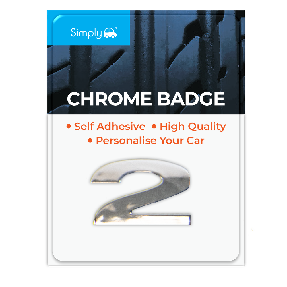 Simply Brands — 3D Chrome Effect Self Adhesive Badges (Various